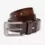Cinto Social Masculino 100% Couro Legítimo Estreito Metropolitan Tan Democrata