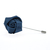 Alfinete De Lapela Flor Azul Marinho PL-02008