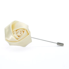 Alfinete De Lapela Flor Champagne PL-02023