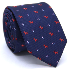 Gravata Slim Bordada SL-08082