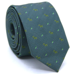 Gravata Slim Bordada SL-08083