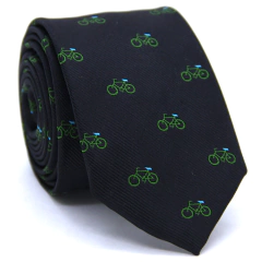 Gravata Slim Bordada SL-08089