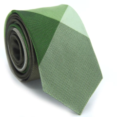 Gravata Slim Xadrez Verde Oliva, Verde Menta e Verde Floresta SL-10350 - comprar online