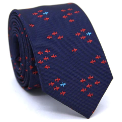 Gravata Slim Bordada SL-08110