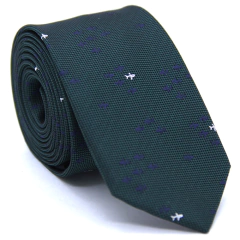Gravata Slim Bordada SL-08113