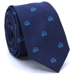 Gravata Slim Bordada SL-08118