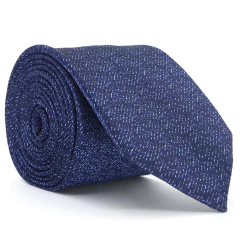 Gravata Tradicional Azul Marinho, Azul Puro e Azul Royal Estampa Desenhada