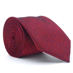 Gravata Tradicional Bordo, Azul Royal Estampa Desenhada Textura Pontilhada - comprar online