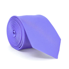 Gravata Tradicional Lilás Textura Acetinada - comprar online