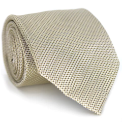 Gravata Tradicional Bege Textura Desenhada - comprar online
