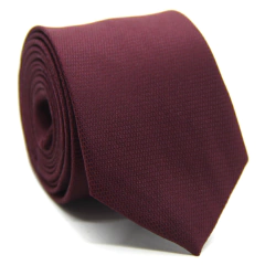 Gravata Slim Texturizada Bordô SL-051335