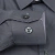 Camisa Fácil de Passar Manga Longa Social Masculina Slim Fit Básica Cinza chumbo - Rechia Store - Loja de Gravatas e Acessórios