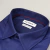 Camisa Fácil de Passar Manga Longa Social Masculina Slim Fit Básica Azul Listrada - comprar online