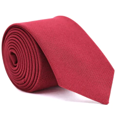 Gravata Slim Marsala Textura Pontilhada - comprar online