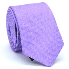 Gravata Slim Lilás Escuro Textura Desenhada - comprar online