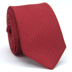 Gravata Slim Bordô Textura Desenhada - comprar online