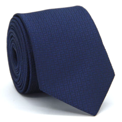 Gravata Slim Azul Marinho Textura Desenhada SL-051412 - comprar online