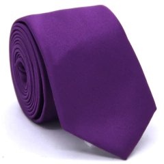 Gravata Slim Roxa Violeta SL-10204
