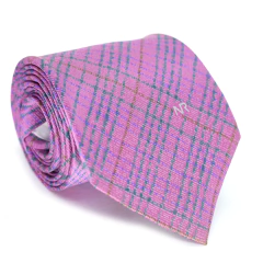 Gravata Tradicional Rosa Desenhada