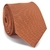 Gravata Tradicional Terracota Textura Quadriculada - comprar online