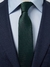 Gravata Slim Verde Escuro Textura Listrada - Rechia Store - Loja de Gravatas e Acessórios