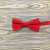 Gravata Borboleta Infantil Vermelha Textura Fosca BI-05010 - comprar online