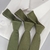 Gravata Slim Verde Oliva Textura Pontilhada na internet