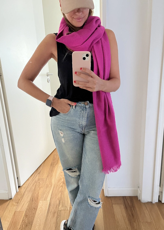 BUFANDA FUCSIA BARNEY