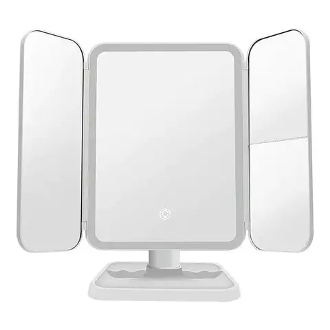 ESPEJO LUZ LED RECARGABLE TIME ROTACION 90° 91015