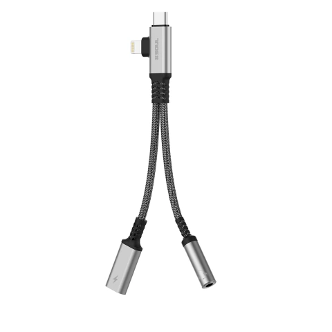 SOUL ADAPTADOR S02 TIPO C-IPH / Audio+Carga