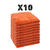 Microfibra EAGLE EDGELESS 500 grms Naranja 10 Piezas