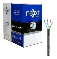 CABO DE SINAL 24AWG CMX 4P PT CX 305M - NEXT CABLE