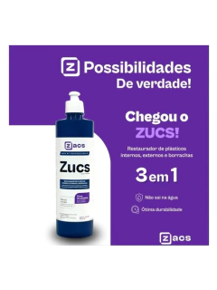 ZUCS RESTAURADOR DE PLÁSTICO INTERNO EXTERNO 500ML-ZACS - comprar online