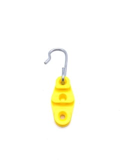 100 UN ESTICADOR TIPO 8 COM GANCHO LONGO (AMARELO) - comprar online