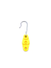 100 UN ESTICADOR TIPO 8 COM GANCHO LONGO (AMARELO)