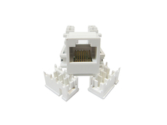 CONECTOR RJ45 FEMEA CAT5 BRANCO (KEYSTONE) - comprar online