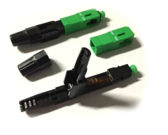CONECTOR FAST RÁPIDO FIBRA ÓPTICA VERDE SC/APC - KIT 10UN - Isamig Telecom