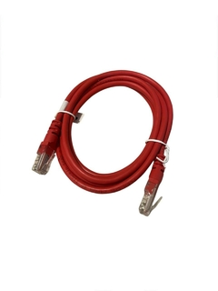 PATCH CORD CAT.5E UTP 100% COBRE - 1,5M - VERMELHO - comprar online