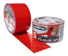 FITA MULTI USO TIPO SILVER TAPE VERMELHA 48mm X 5m na internet