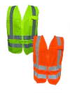 COLETE COM 1 BOLSO AMARELO E LARANJA - KIT 10UN - comprar online