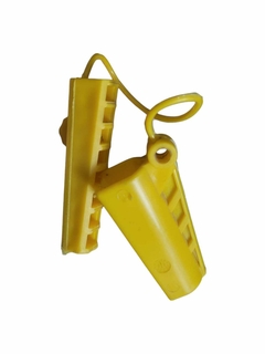 ESTICADOR PARA CABO DROP COM GANCHO LONGO (AMARELO) - comprar online