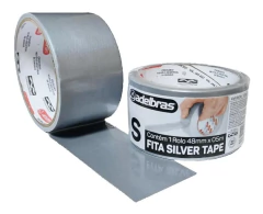 FITA MULTI USO TIPO SILVER TAPE PRATA 48mm X 5m na internet