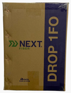 CABO OPTICO DROP SLIM FLAT 1FO CFOAC- 1KM - NEXT FIBER - Isamig Telecom