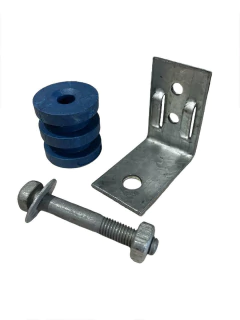 SUPORTE DM COM ROLDANA 2 RANHURAS (AZUL) - KIT 10UN - comprar online