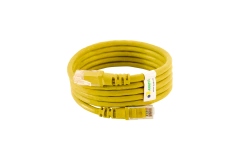PATCH CORD CAT.6 UTP 100% COBRE - 1,5M - AMARELO na internet