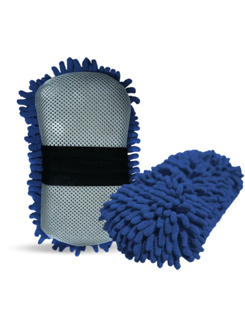 ESPONJA MICROFIBRA TENTÁCULOS COM ELÁSTICO - KIT 5UN