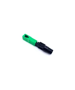 CONECTOR FAST RÁPIDO FIBRA ÓPTICA VERDE SC/APC - KIT 10UN