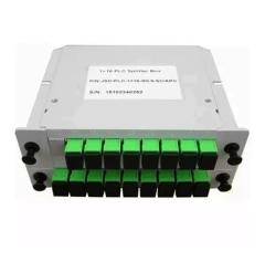 SPLITTER OPTICO CASSETE BOX 1X16 SC/APC (ANATEL) - FIBRACOM - KIT 5UN na internet