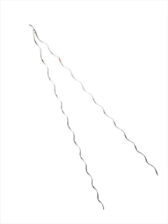 ALÇA PREF. ACO P/ CABO OPTICO 7,3 - 8,6MM (VERMELHA LONGA 3V) (ISAMIG) - KIT 50UN