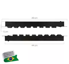 FILTRO DE LINHA REGUA - PROTETOR RACK 8 TOMADAS - KIT 10UN - comprar online